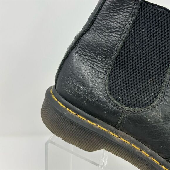 Dr. Martens Arbor ST Chelsea Boots Black Leather Steel Toe Slip Resistant Size 7 - Picture 2 of 16